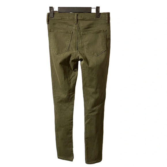 GAP OLIVE GREEN SKINNY JEGGINGS - Picture 2 of 4